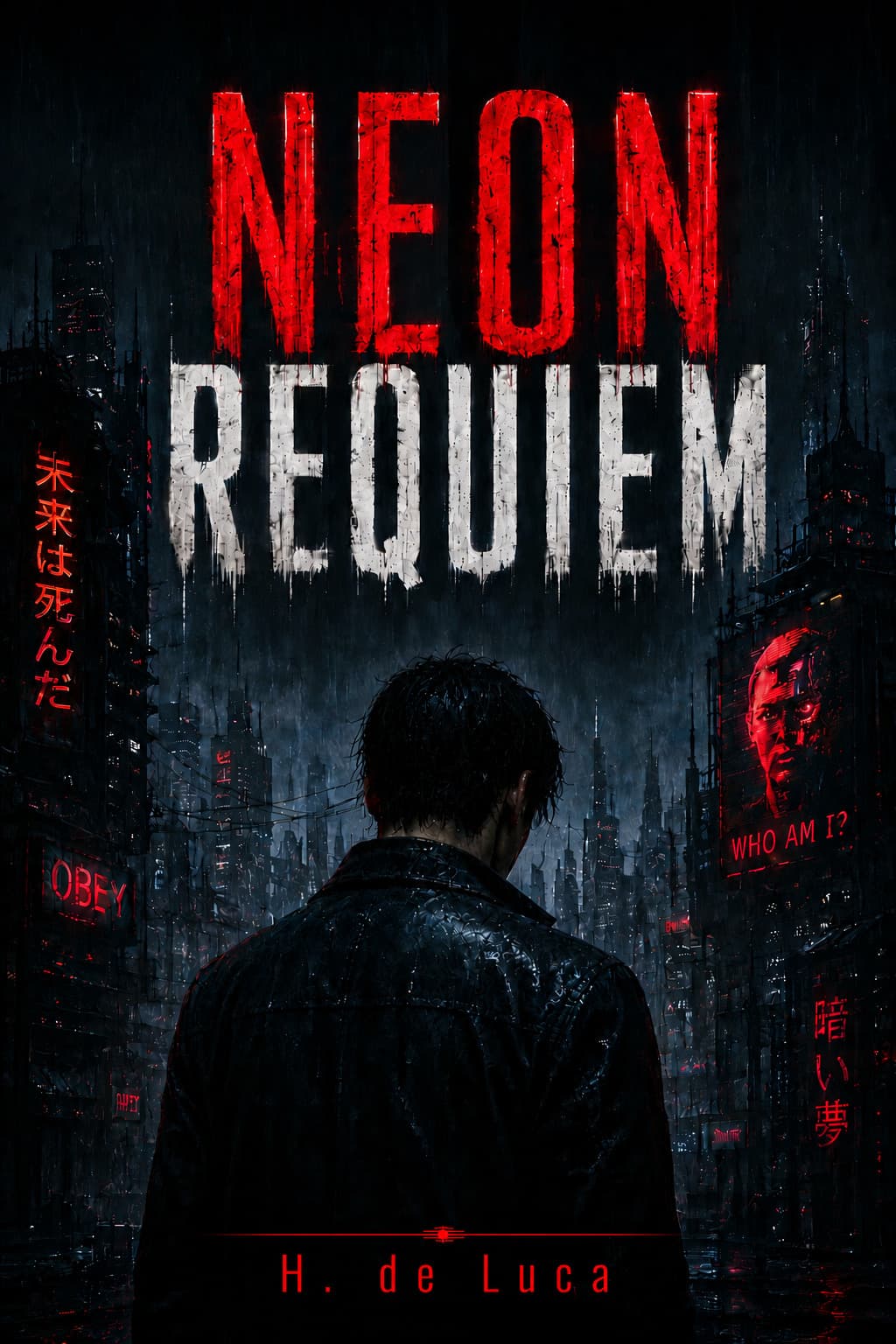 Capa do livro Neon Requiem, de H. de Luca